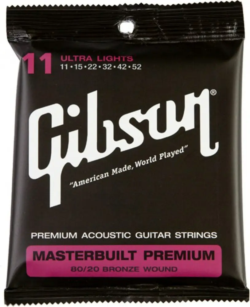 Gibson GMP11 Encordadura para Guitarra Electroacústica 11 - 52