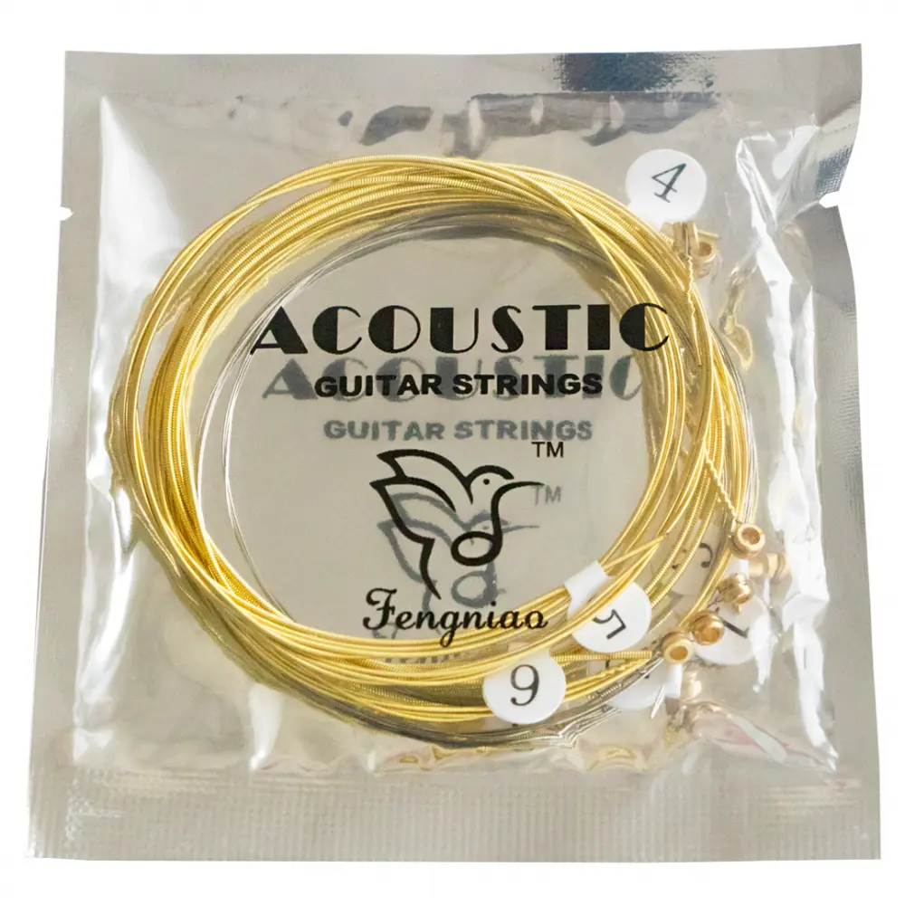 Only Music EA6GLD Encordadura de Nikel para Guitarra Folk