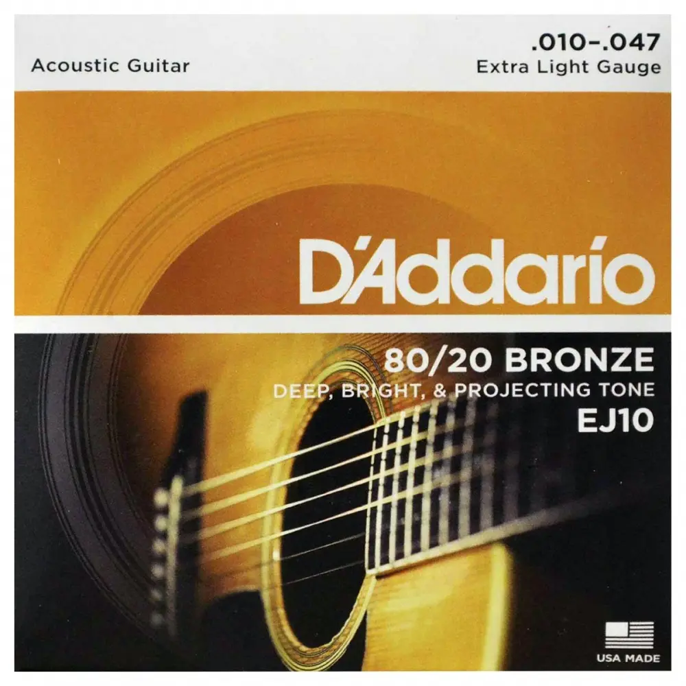 D'Addario EJ10 Encordadura para Guitarra Electroacústica