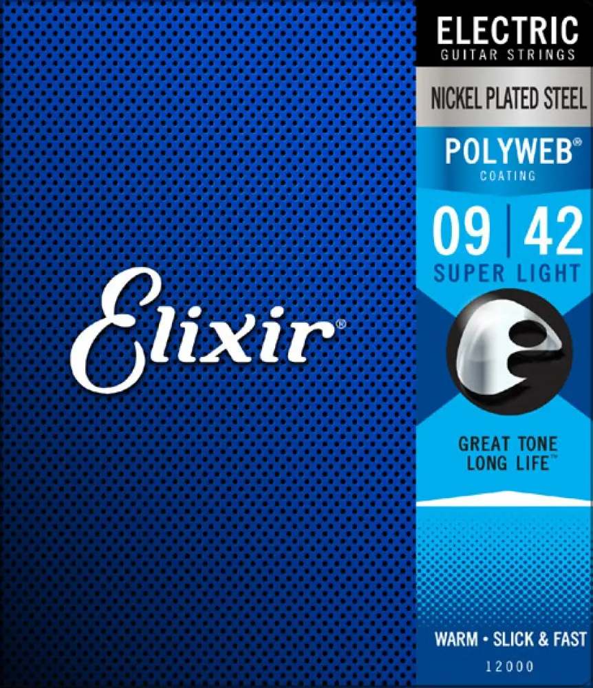 Elixir 17000 Encordadura para Guitarra Eléctrica 9-42 Poliweb 