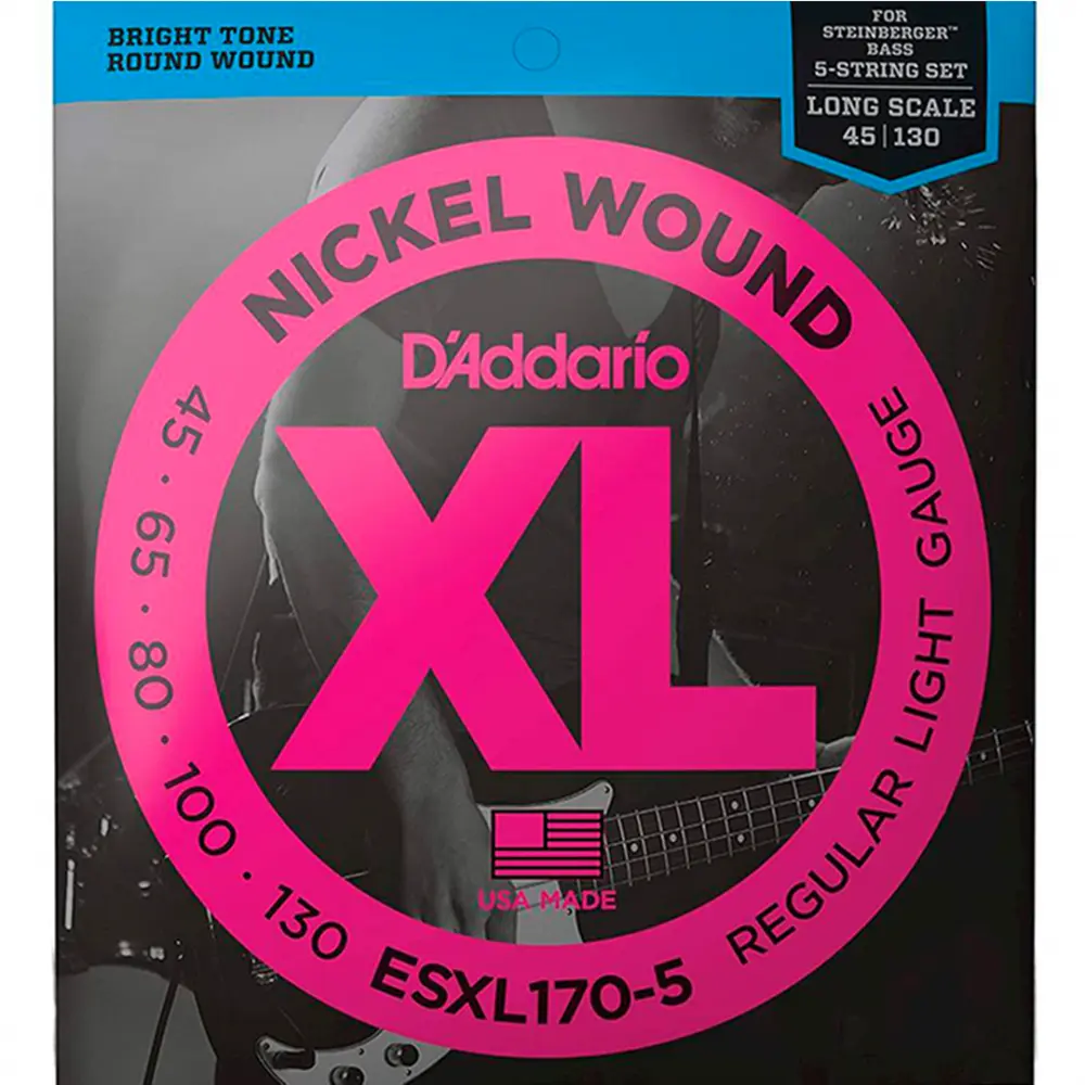 D'Addario EXL1705 Encordadura Para Bajo Eléctrico