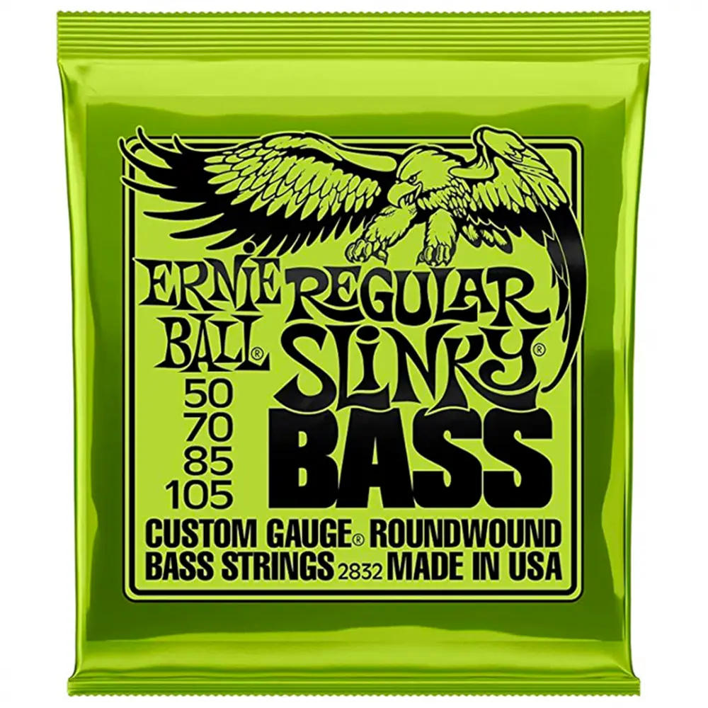 Ernie Ball 2832 Encordadura Regular Slinky Para Bajo Eléctrico 4 Cuerdas