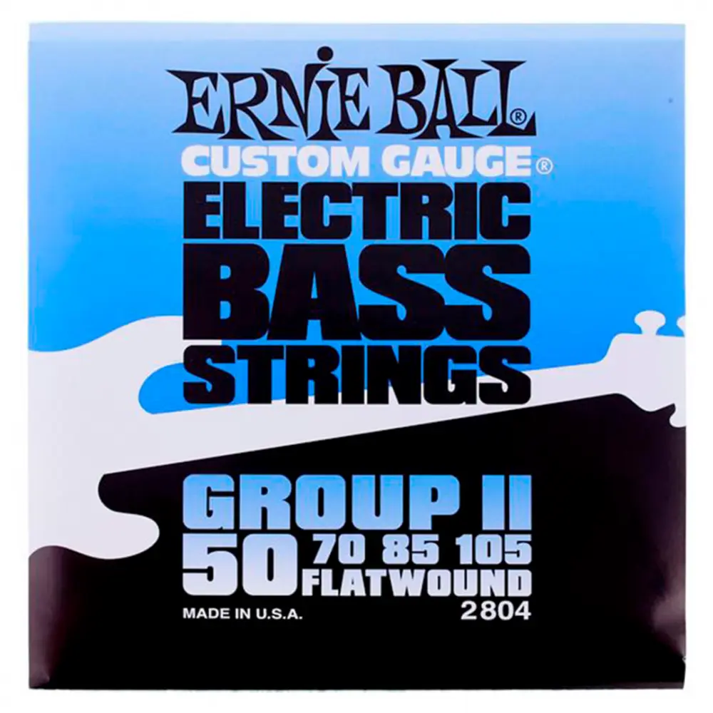 Ernie Ball 2804 Encordadura Para Bajo Eléctrico Lisas 4 Cuerdas