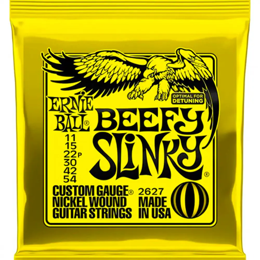 Ernie Ball 2627 Encordadura Beefy Slinky para Guitarra Eléctrica