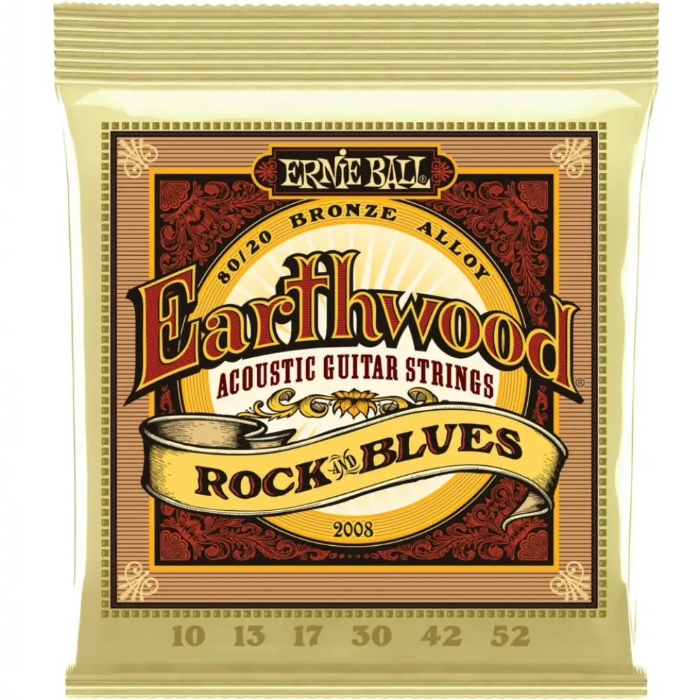 Ernie Ball Earthwood 2008 Encordadura para Guitarra Electroacústica