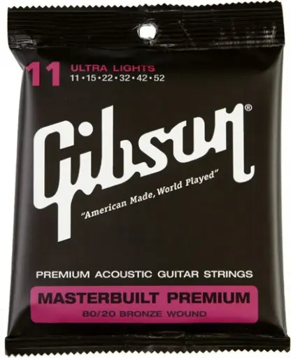 [GMP11] Gibson GMP11 Encordadura para Guitarra Electroacústica 11 - 52