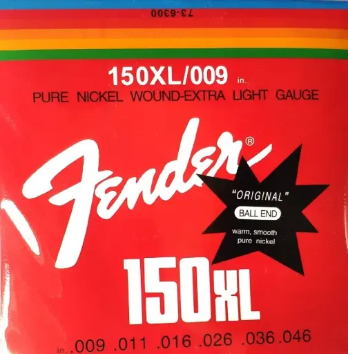 Fender 150XL/009 Encordadura para Guitarra Eléctrica de Acero