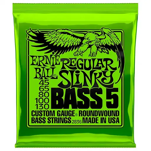 Ernie Ball 2836 Encordadura Para Bajo Eléctrico 5 Cuerdas