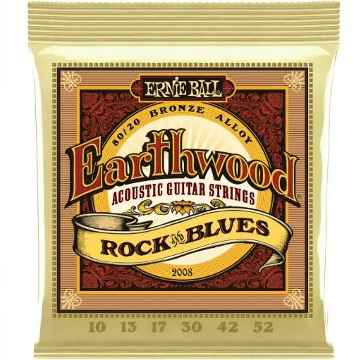 Ernie Ball Earthwood 2008 Encordadura para Guitarra Electroacústica